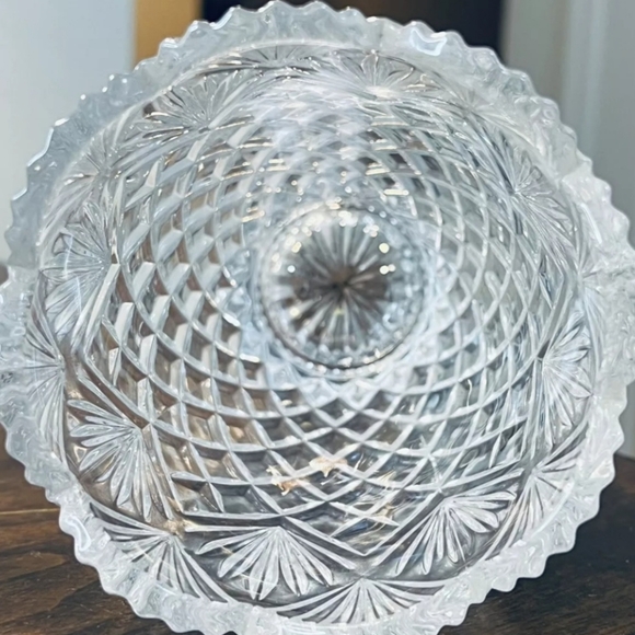 Vintage Imperial Hand Cut Crystal Vase 7.2”H Made In Slovakia Discontinued - Picture 6 of 9